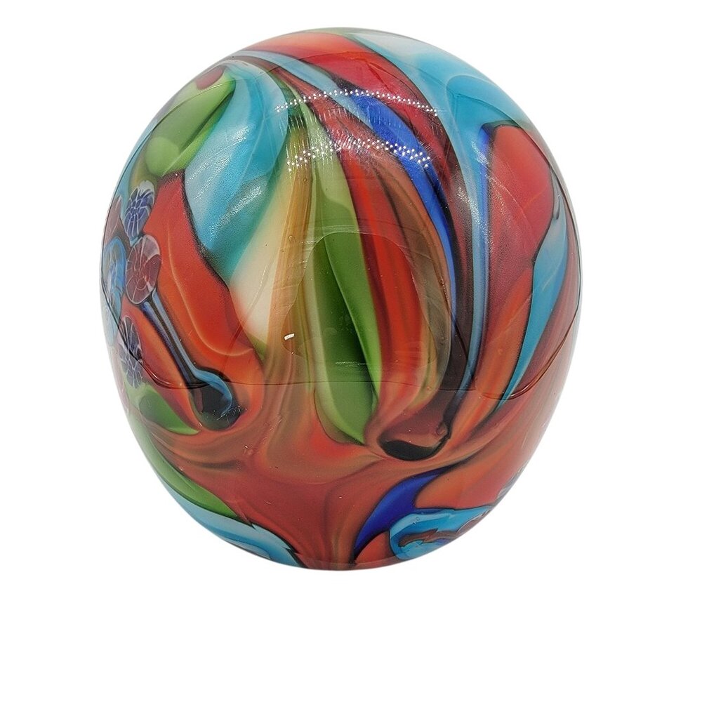 S Puccini Multicolor Murano Glass Art Vase - Picture 4 of 4
